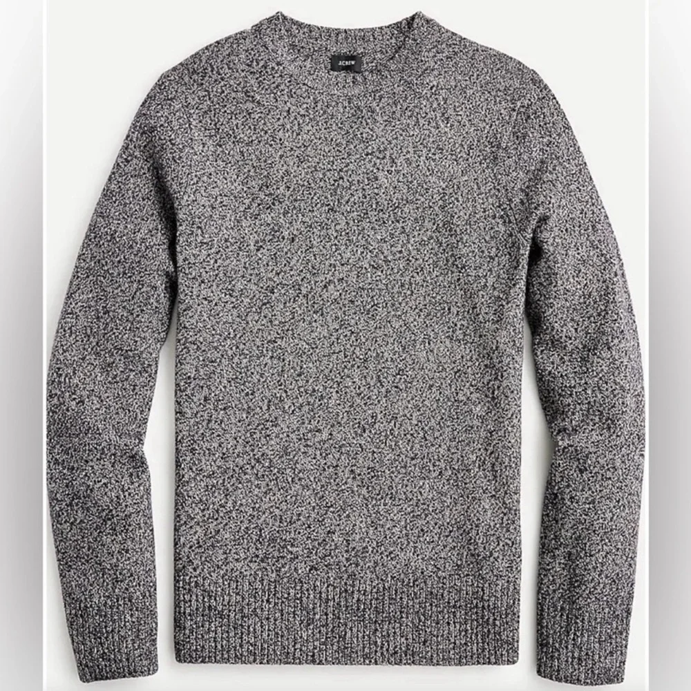Like new! Rugged merino wool heather crewneck sweater